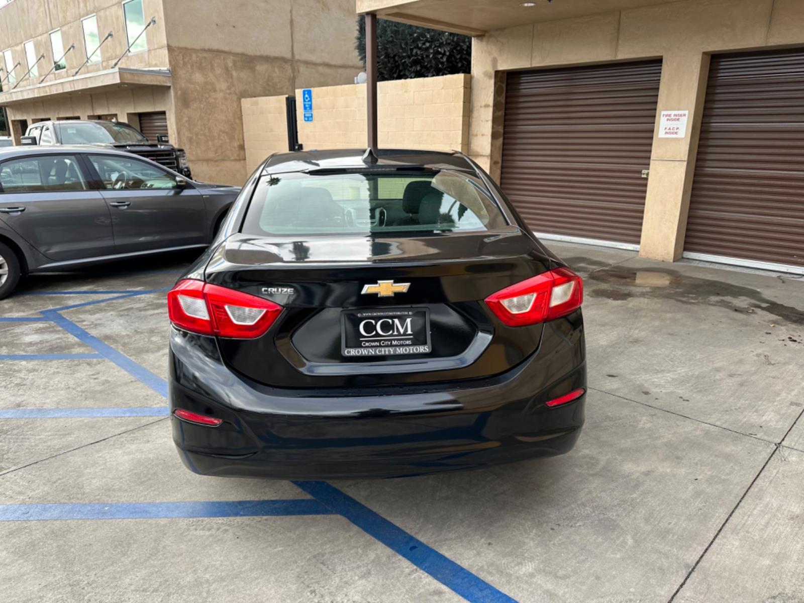 2017 Black /BLACK Chevrolet Cruze LS Auto (1G1BC5SM6H7) with an 1.4L L4 DOHC 16V TURBO engine, 6A transmission, located at 30 S. Berkeley Avenue, Pasadena, CA, 91107, (626) 248-7567, 34.145447, -118.109398 - Crown City Motors is a used “Buy Here Pay Here” car dealer in Pasadena CA. “Buy Here Pay Here” financing, means that when you purchase your vehicle from our dealership, that you make the payments to the dealership as well. We do not need the banks approval to get you approved for a used auto - Photo #3